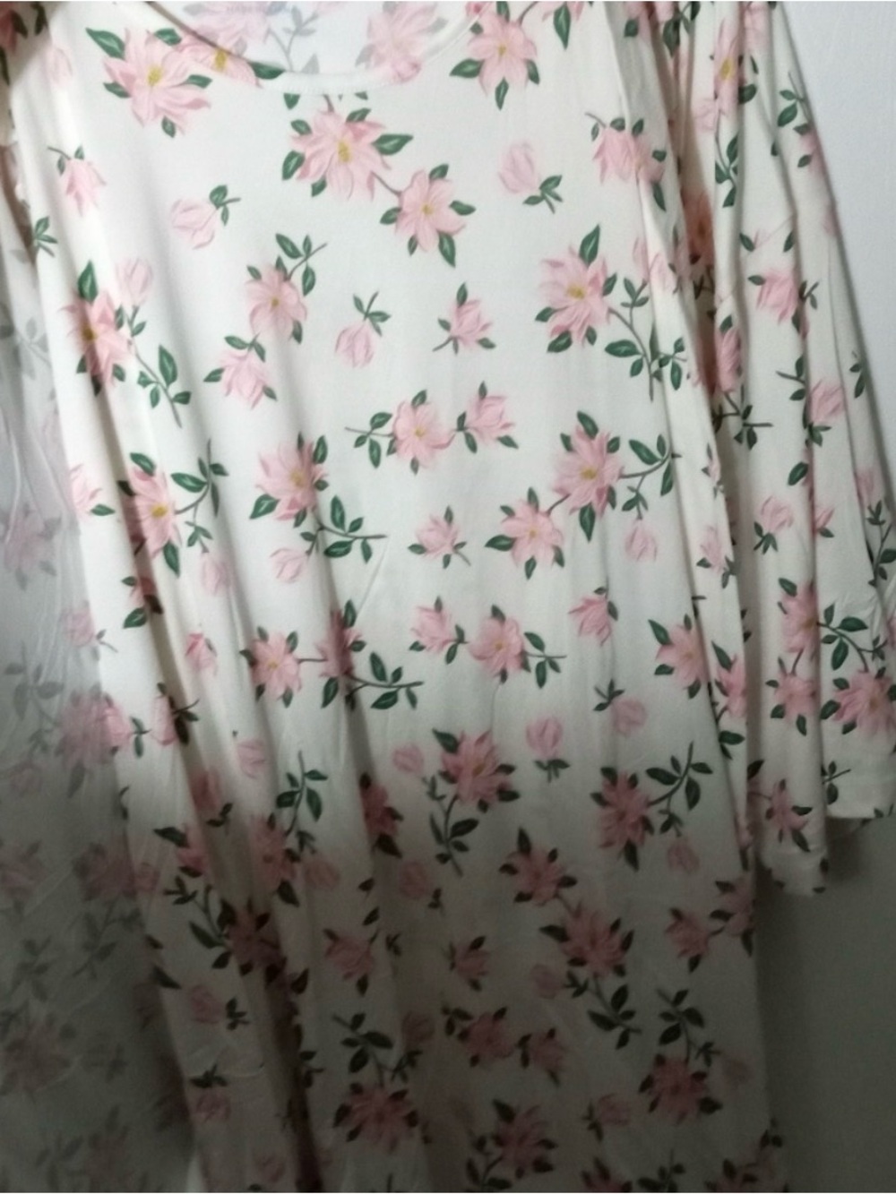 COPY - Draper James 2 Piece Robe magnolia pink flowers floral robe - Picture 2 of 7